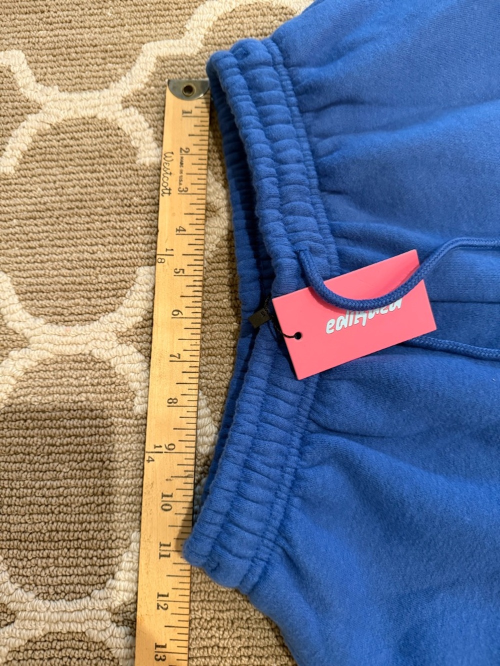 Edikted Brenna Low Rise Wide Sweatpants XS New - Picture 9 of 9